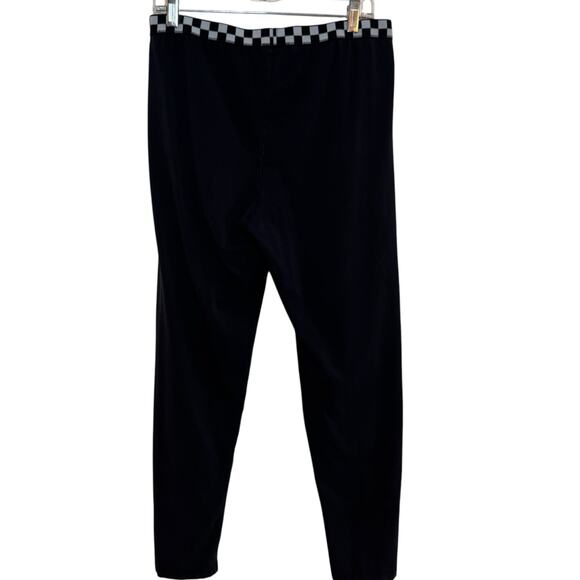 Vans Checkerboard Waist Band Black White Size XXL Leggings - Picture 4 of 6